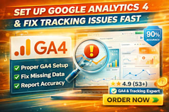set up ga4 and fix tracking issues to improve your data