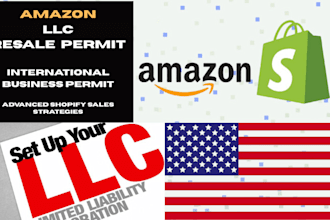 get your llc resale permit to legally sell,  increase shopify sales