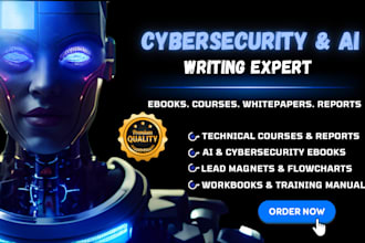 write cybersecurity ebook, ai, cloud computing, technical content, grc, reports