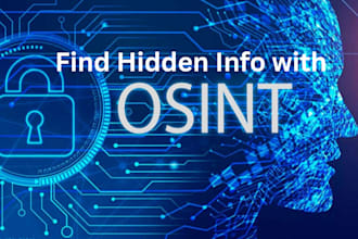 perform osint investigation to trace digital footprints