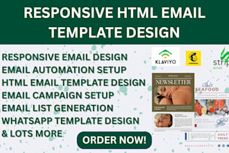 do responsive HTML email template design email automation stripo, brevo, klaviyo