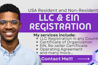 us llc registration delaware california obtain bylaw ein itin tax filling