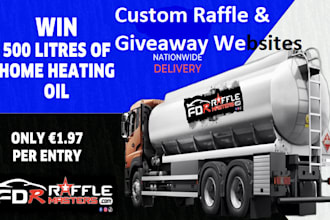 create a professional raffle, giveaway, and competition website in wordpress