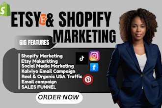 do shopify dropshipping marketing, etsy seo facebook ads shopify sales promotion