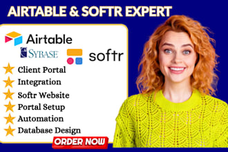 build airtable database softr webapp softr portals sybase airtable automation