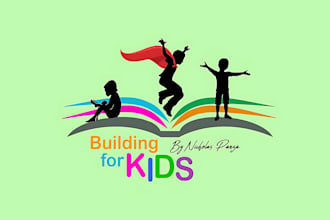 do make an childcare and cute baby kids logo