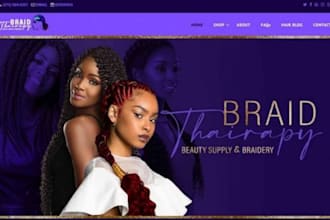 build a unique hair extension website and shopify store