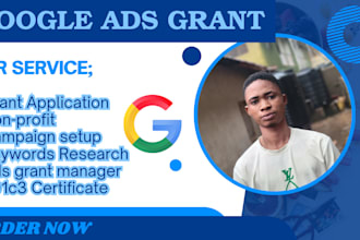 do grant research, write grant proposals and 501c3 nonprofit registration