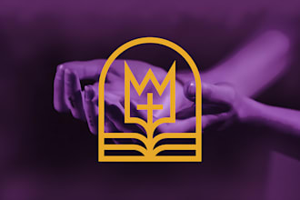 create modern ministry or church logo design