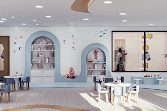 model 3d interior library locker room 3d kids room nursery 3d classroom office