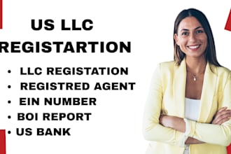 register US llc, ein number, boi report, open US bank, for us and non US