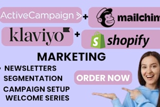 klaviyo shopify campaign specialist mailchimp audit activecampaign email flows