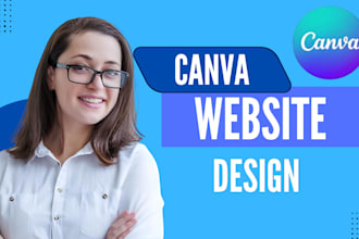 design canva website, canva landing page, portfolio website
