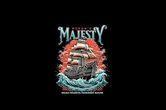 design ship boat yacht logo in 24 hours
