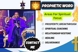 give you a prophetic word for prosperity with 24 hours, financial breakthrough