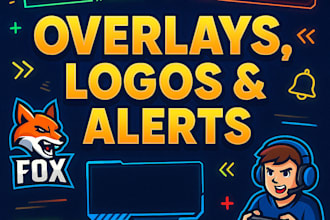 design overlays for twitch and youtube
