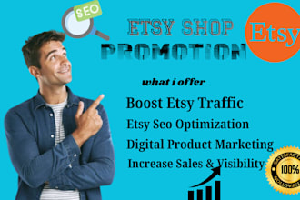 etsy shop promotion etsy seo traffics etsy digital product marketing etsy sales
