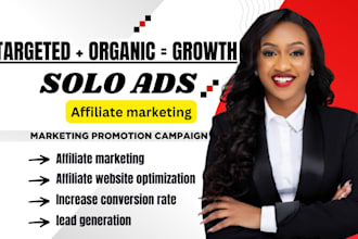 solo ads, affiliate marketing, mlm leads, mlm promotion, link promotion,