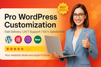 customize your wordpress site with elementor, divi or gutenberg