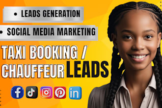 generate fresh taxi booking leads marketing, taxi booking website, instagram ads