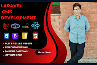 build a custom laravel cms for fast and secure website management