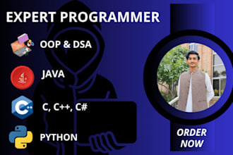 assist you in java, c, cpp, python, oop, dsa, javafx and java gui projects