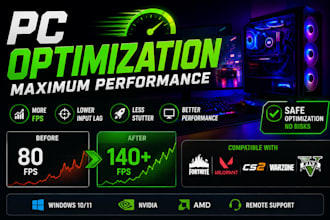 professionally optimize your PC for gaming and performance