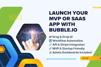 create bubble mvp, bubble saas, bubble app, bubble developer