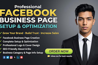 do facebook business page create and setup