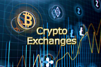 develop crypto exchange website, p2p platform, wallet app, dex, exchange website