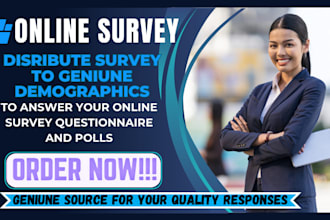 find respondent and distribute your online survey to your targeted demographic
