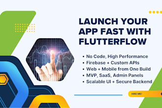 be your flutterflow developer for flutter app development