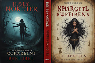 craft premium horror, thriller, and mystery book covers