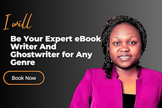 ghostwrite your nonfiction ebook as an experienced writer