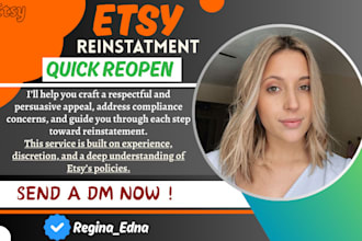 reinstate etsy suspension, etsy reinstatement with appeal letter, etsy reopen
