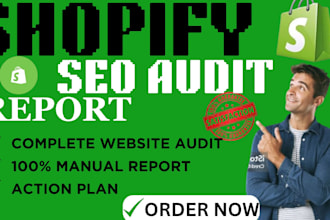 do audit on shopify store and do shopify SEO optimization
