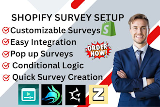 setup shopify survey survey daddy power survey fox neowauk userloop peek zigpoll