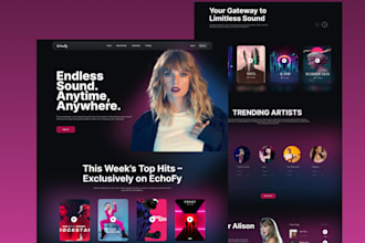design music website, landing page, app, product ui ux