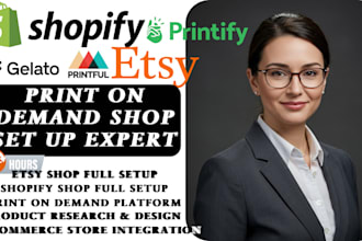 help launch your profitable etsy shopify pod collection from ideas to design seo