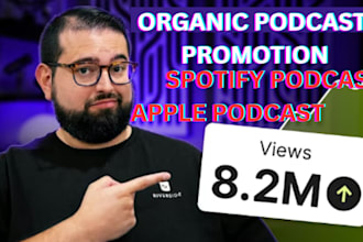do spotify podcast promotion to unlimited UK,USA daily listener organic download