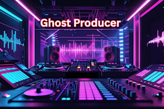 be your ghost music producer, hardstyle, dubstep, remix, techno, electronic, edm