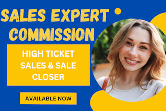 sales lead commissions salesperson high ticket sale closing
