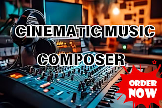 compose your cinematic music ambient synthwave metal for your video game movie