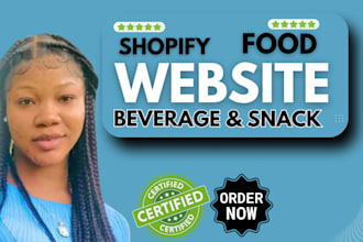 design highly profitable snacks website food website cookies chocolate shopify