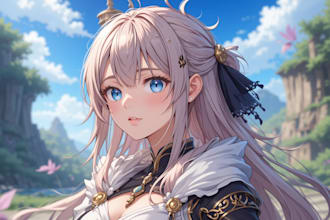 draw your final fantasy xiv character in my anime style