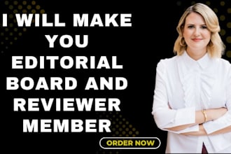 become help you become peer reviewer or editorial board member