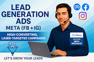 generate high quality leads for your business through meta and google ads