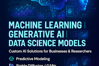 develop machine learning, generative ai, data science models