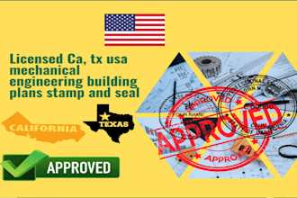 do california licensed engineer stamp, pe stamp for structural engineer plan