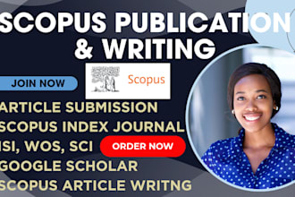 write and publish articles in scopus, sci, isi, scie high indexed journals